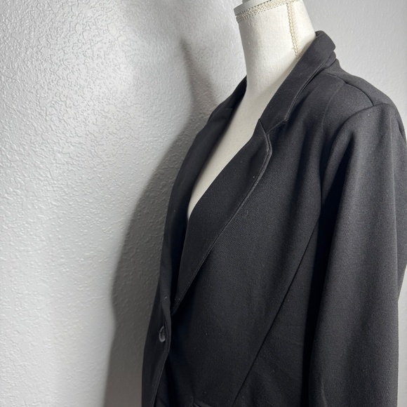 Pre-owned Women's Stoosh Extraordinary  Black Blazer Large one button closure - Picture 9 of 11